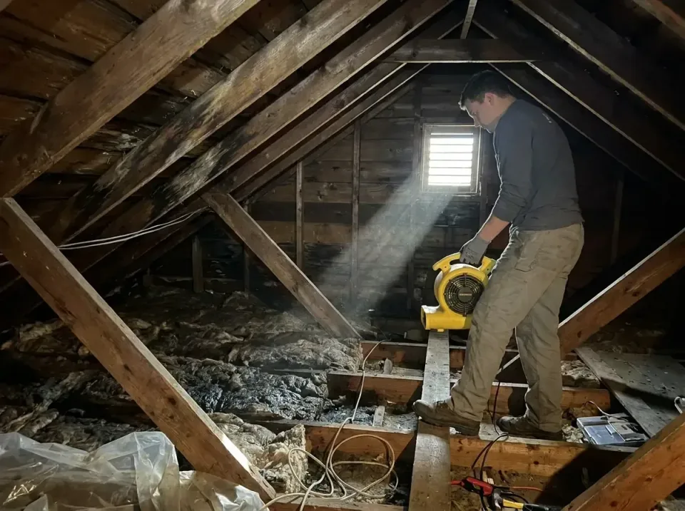 attic-water-damage-drying-proc-007 — frequently asked questions, Emergency Water Extraction & 24/7 Flood Response in Green V…